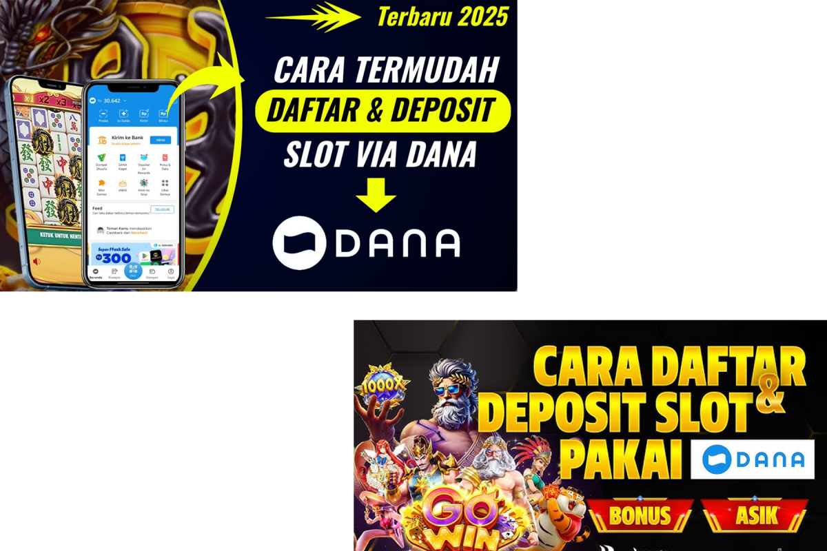 Cara Daftar Slot Online &  Deposit Via Dana Termudah di Indonesia 2025