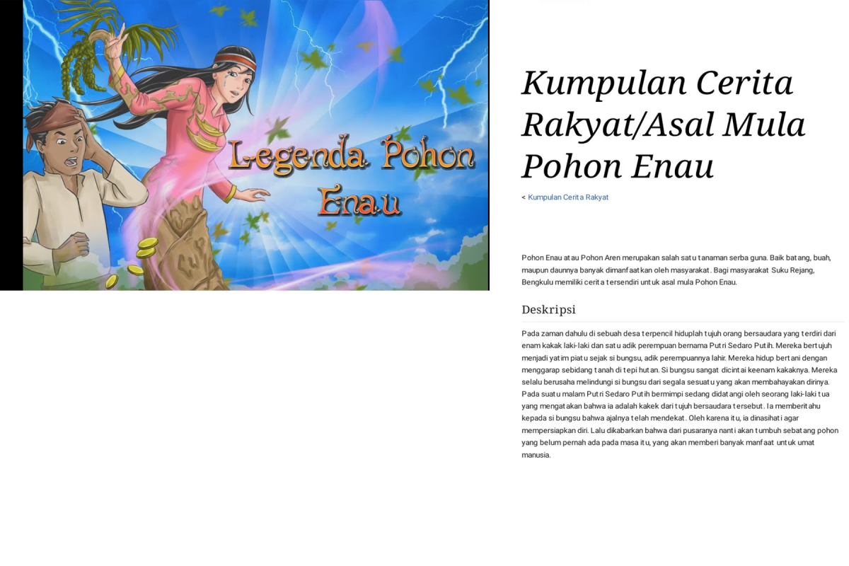 Kisah Dongeng Cerita Pohon Enau Terbaik Sedang Trending