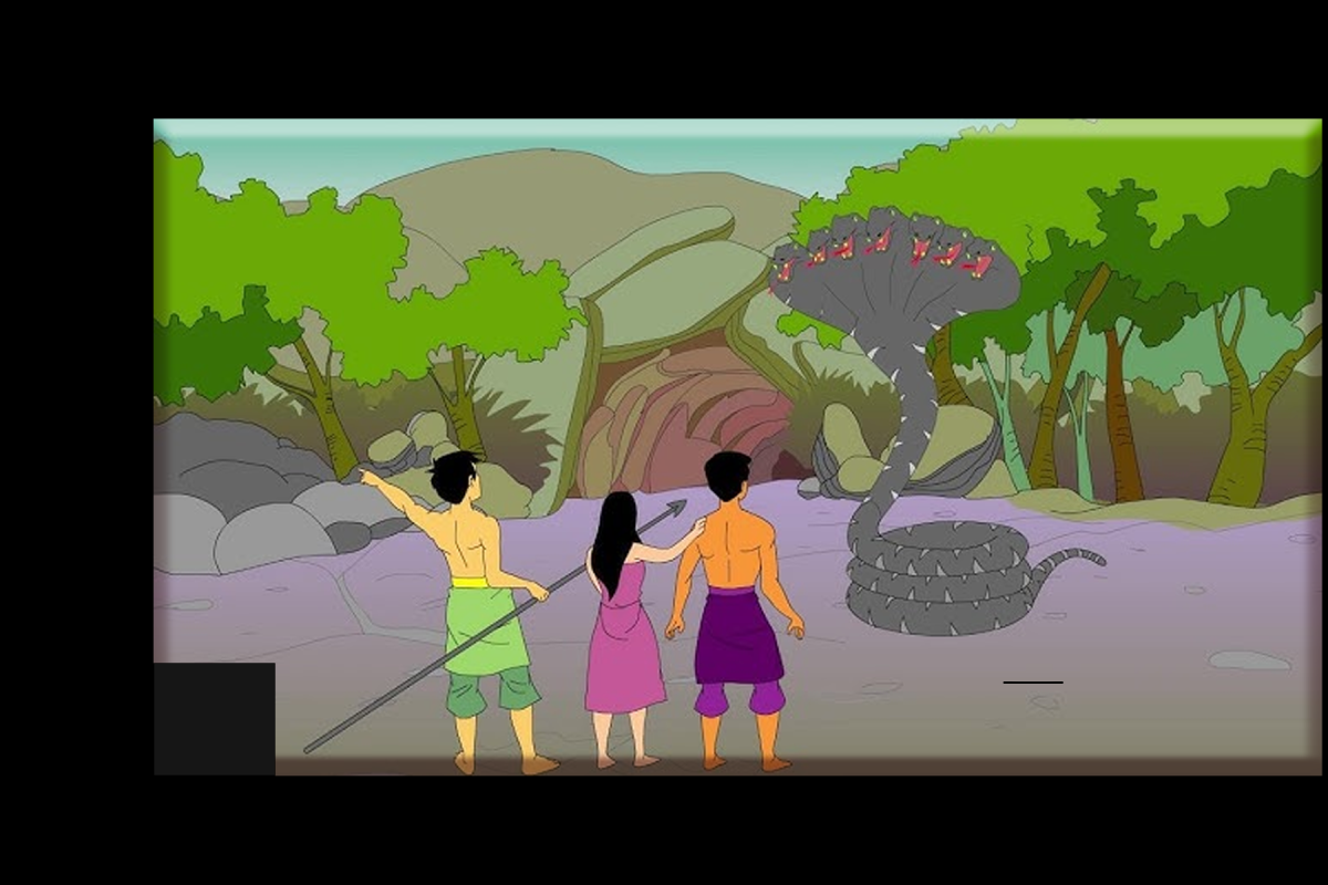Legenda Ular Kepala Tujuh Kisah Pahlawan dari Danau Tes