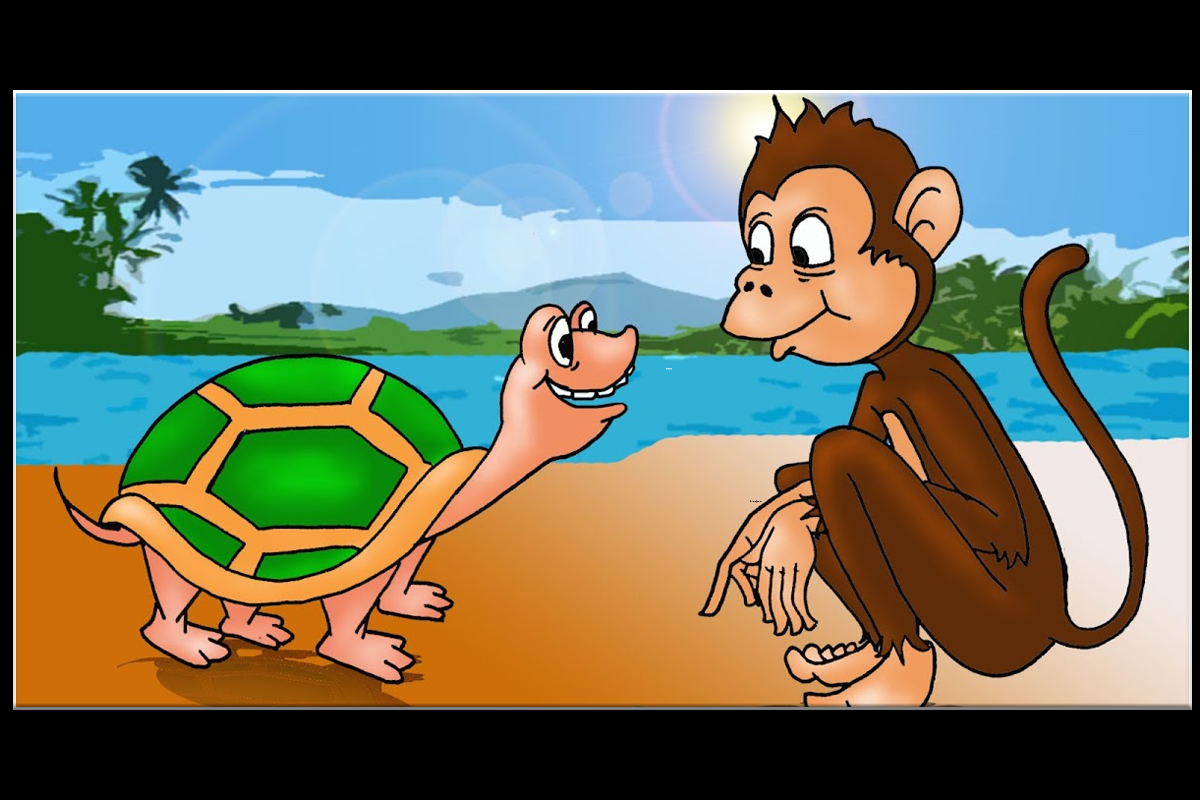 Cerita Raykat Dongeng Bali Lutung Teken I Kakua