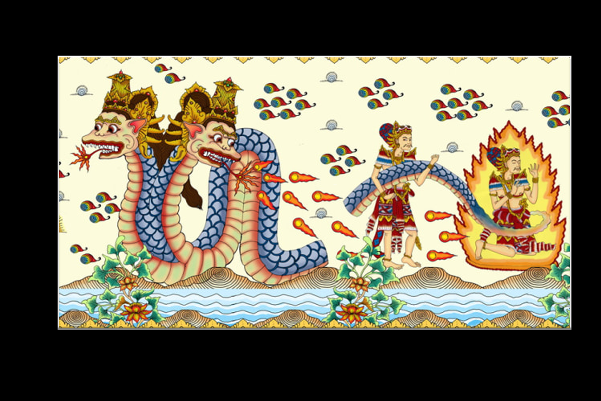 Cerita Dongeng Rakyat Naga Basukih & Juga Sejarahnya